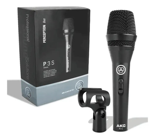 AKG P3 S Microfone Dinâmico Cardioide para Voz e Instrumento