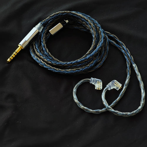 KZ Cabo OCC 24 Núcleos Prateado com Mic