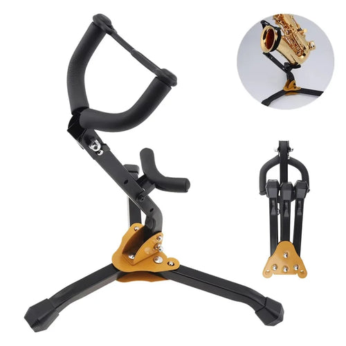 Suporte Tripé Dobrável para Sax Alto e Tenor