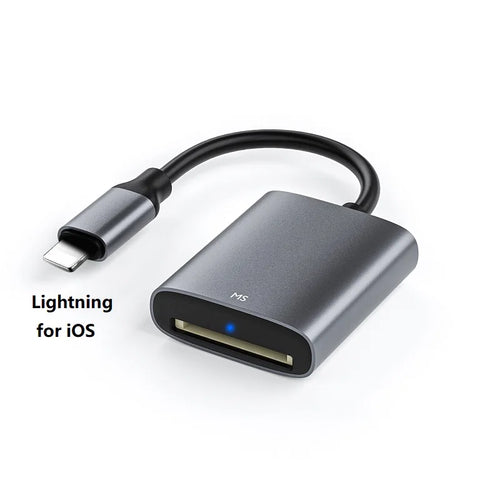 Leitor de Cartão Memory Stick para USB-C e iPhone