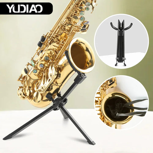Suporte Dobrável Portátil para Sax Alto e Tenor
