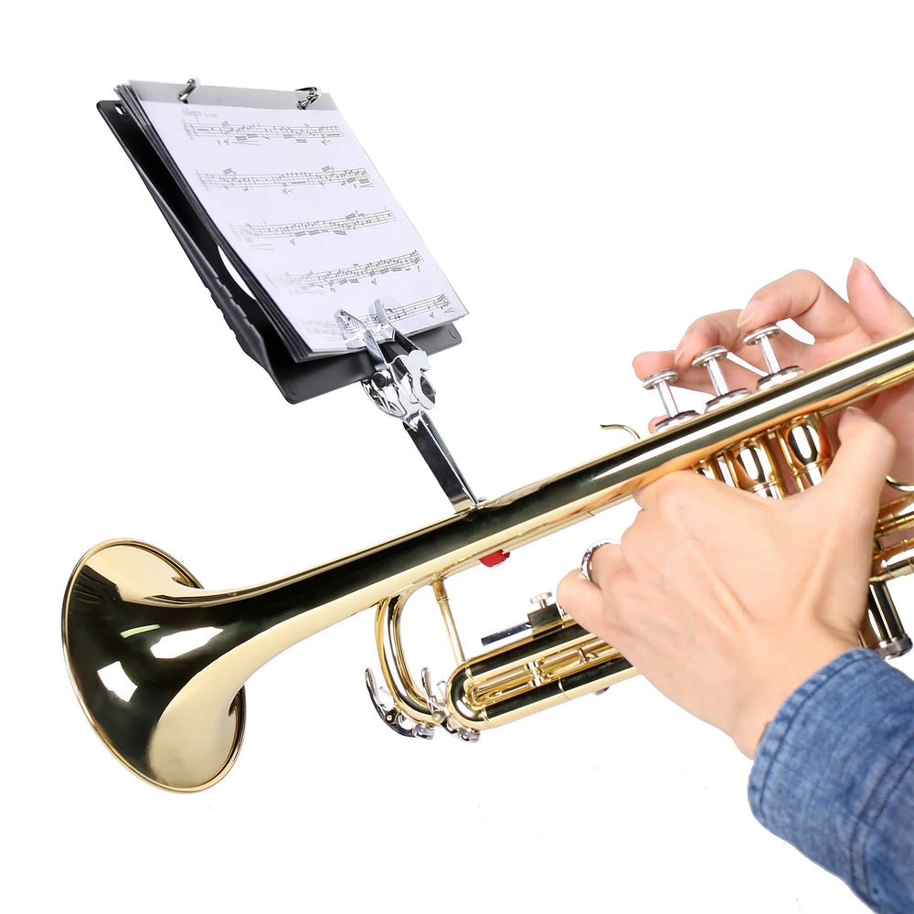 Pasta de Partitura com 5 Folhas Plásticas para Instrumentos de Sopro