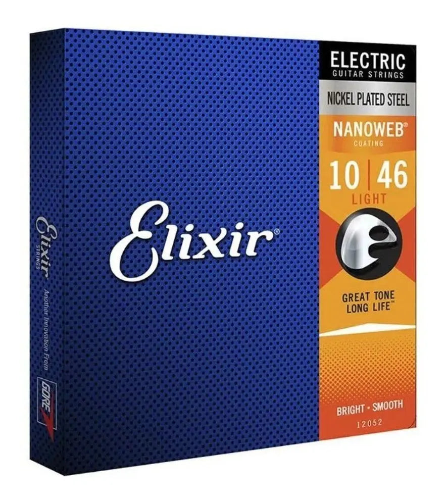 Encordoamento Elixir Guitarra .010 NANOWEB Light