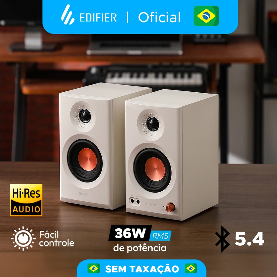 Audio Monitor 36W RMS Bluetooth 5.4 Hi-Res EDIFIER MR3 - Bivolt, for Studio