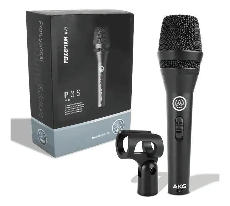AKG P3 S Microfone Dinâmico Cardioide para Voz e Instrumento