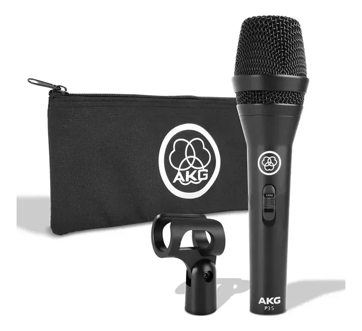 AKG P3 S Microfone Dinâmico Cardioide para Voz e Instrumento