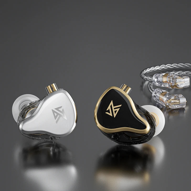 Fone Intra-auricular KZ ZAS — 16 Drivers Híbridos, Monitor HiFi
