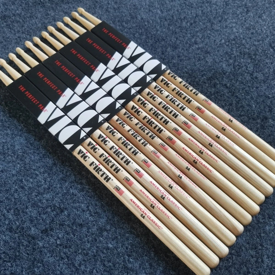 Vic Firth Baquetas 5A/7A/5B/2B Nogueira/Maple/Carvalho
