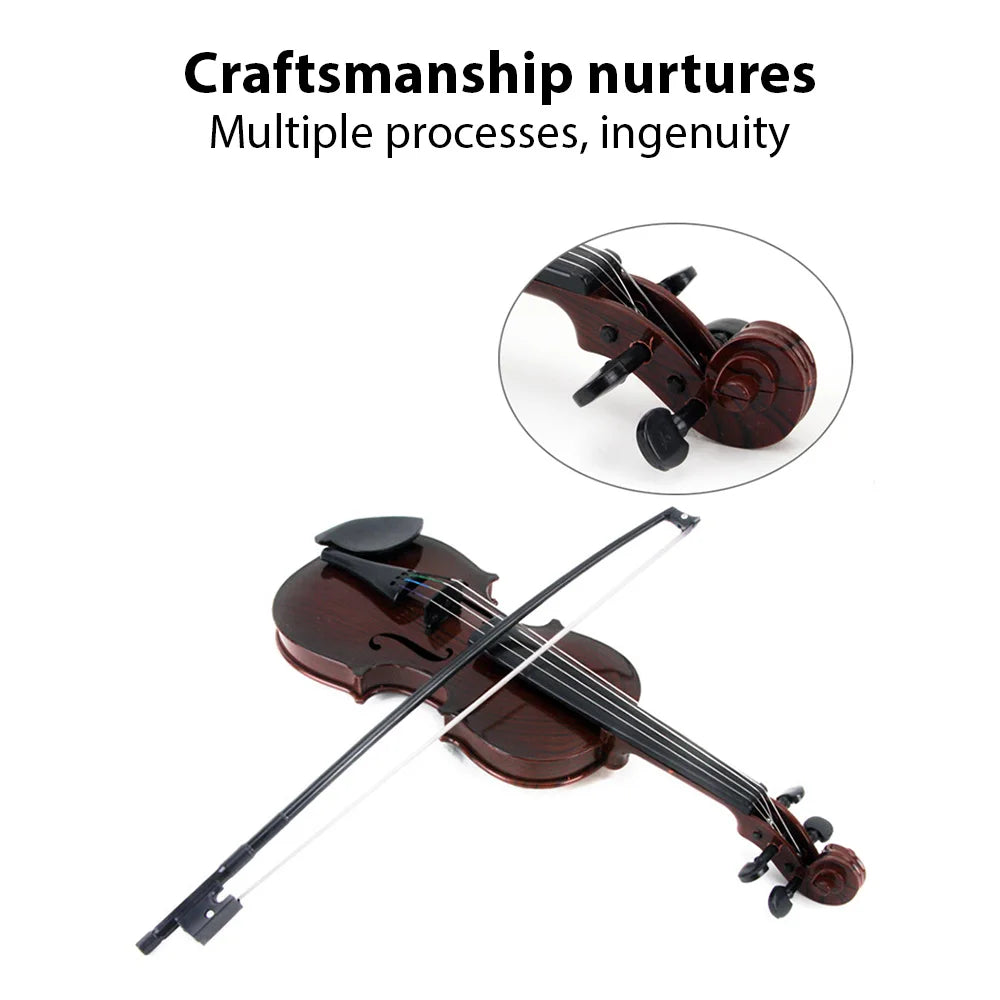 Violino de Brinquedo com Arco — Adereço Musical Infantil