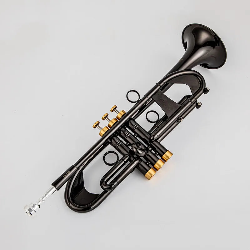 Trompete Bb TR 750 Niquel/Preto com Estojo