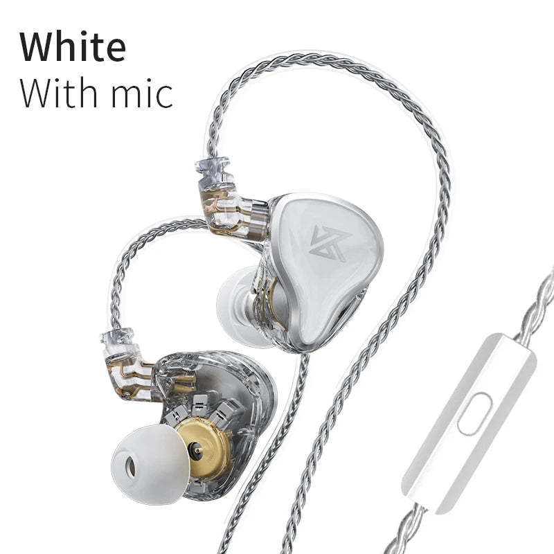 Fone Intra-auricular KZ ZAS — 16 Drivers Híbridos, Monitor HiFi