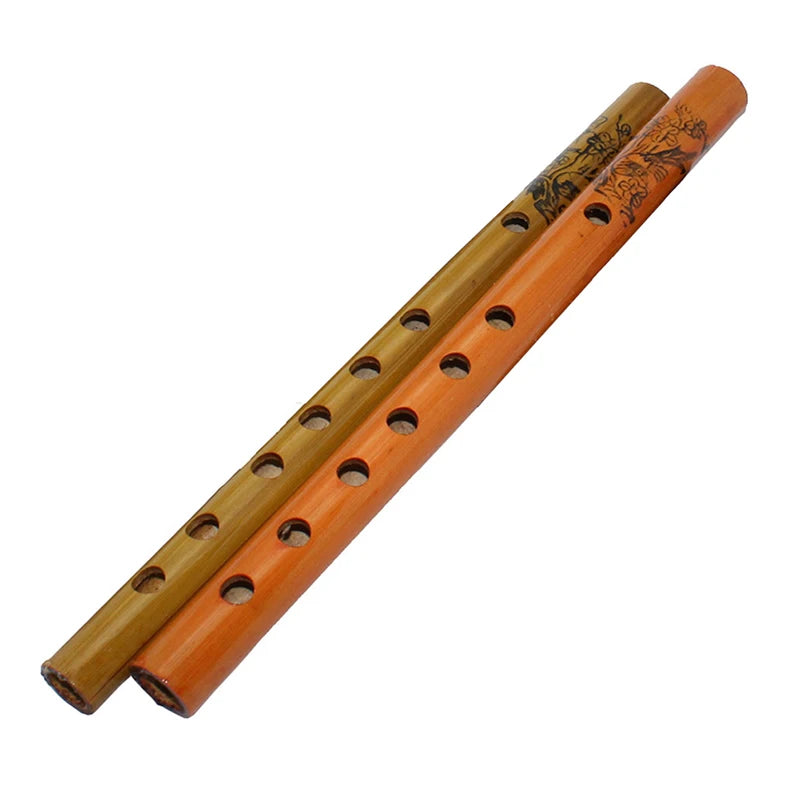 Flauta Doce de Bambu 24cm 6 Furos — Instrumento para Iniciantes