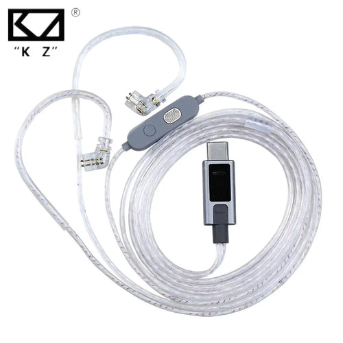 KZ Cabo M2 Type-C Dual Mic com EQ