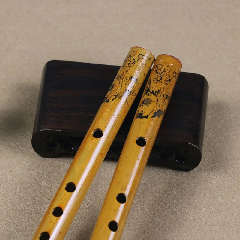 Flauta Doce de Bambu 24cm 6 Furos — Instrumento para Iniciantes