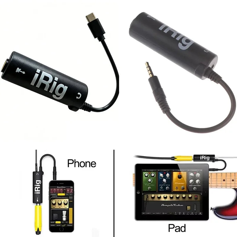 Adaptador iRig para Guitarra no Celular