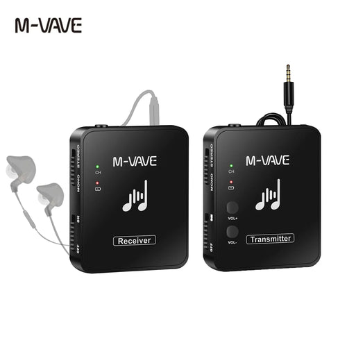 Sistema de Monitoramento Sem Fio M-VAVE M8 WP-10 — In-Ear 2.4GHz