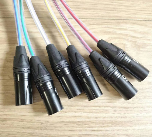2 4 6 8 12 16 Channel 3 Pin XLR Cable Male To 6.5MM Professional Multi-Media Snake 6.35MM P10 Audio Extension Cord