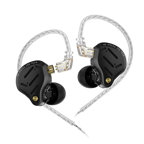 KZ Pisces Fone 2DD Gamer com Fio Ajustável