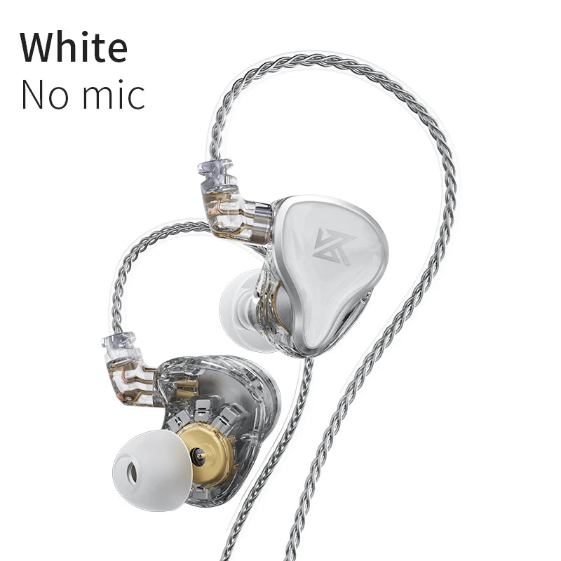 Fone Intra-auricular KZ ZAS — 16 Drivers Híbridos, Monitor HiFi