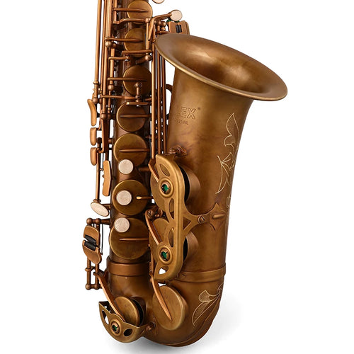 ALEX Saxofone Alto Latão Cobre Alta Qualidade