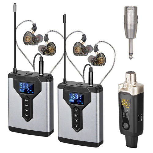 Sistema In-Ear UHF sem Fio DT1/2/4