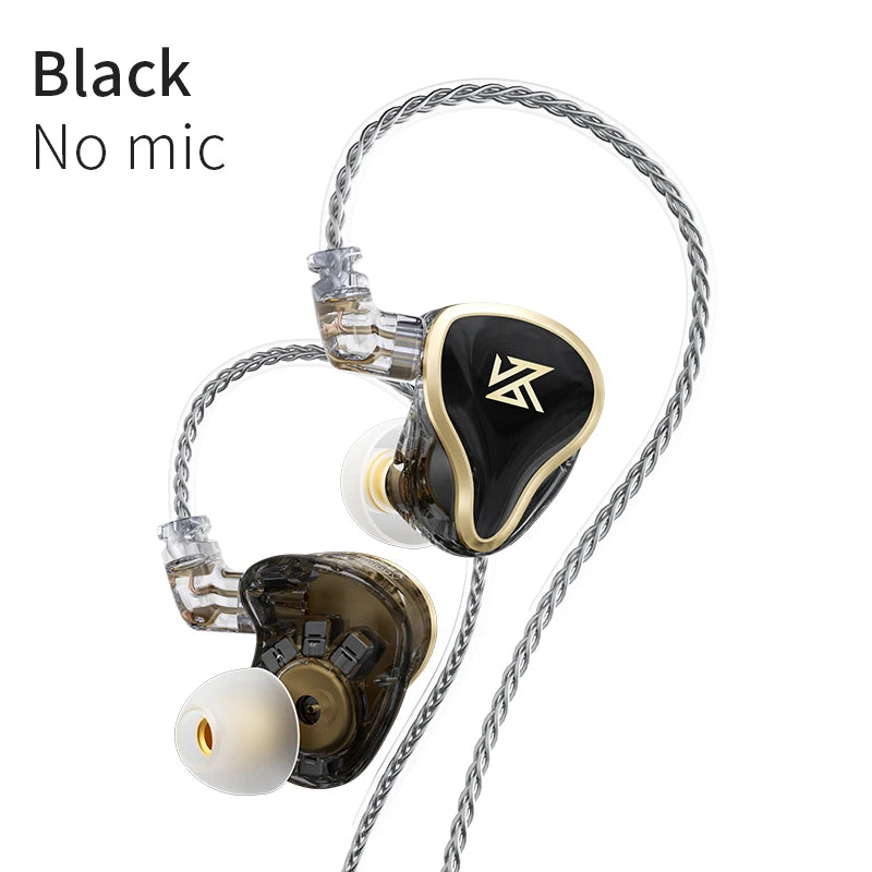 Fone Intra-auricular KZ ZAS — 16 Drivers Híbridos, Monitor HiFi