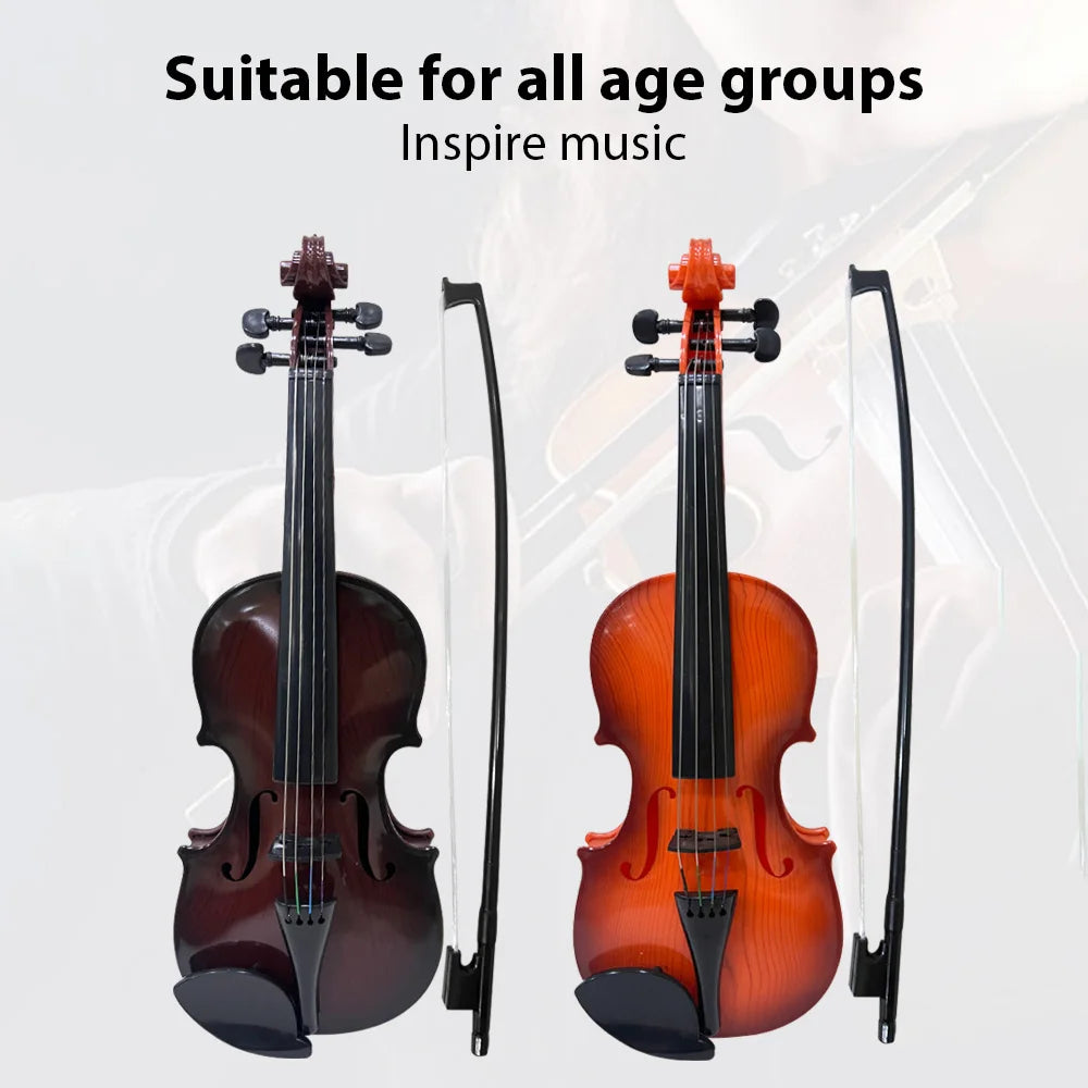 Violino de Brinquedo com Arco — Adereço Musical Infantil