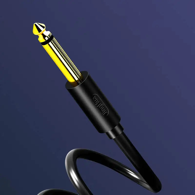 Cabo de Áudio Jack 6.5mm para Microfone/Instrumento
