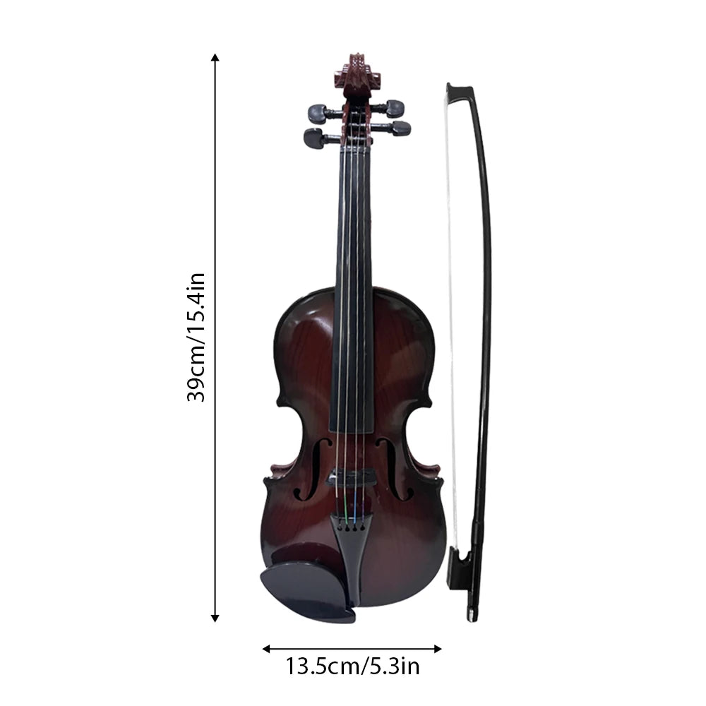 Violino de Brinquedo com Arco — Adereço Musical Infantil