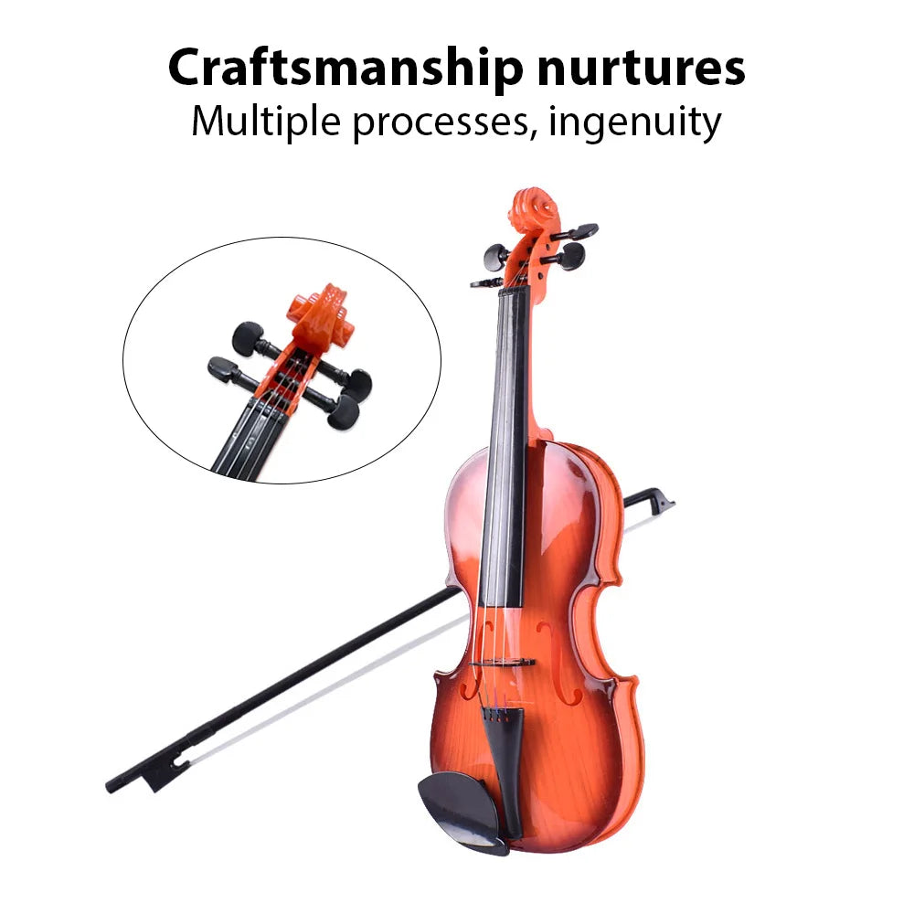 Violino de Brinquedo com Arco — Adereço Musical Infantil