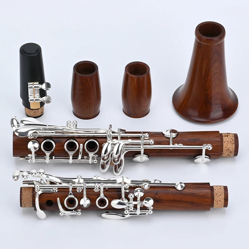 ANMUTIG Clarinete Bb Madeira Rosewood 17 Chaves