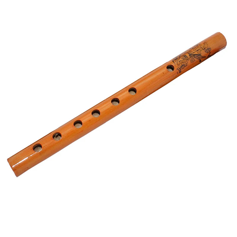 Flauta Doce de Bambu 24cm 6 Furos — Instrumento para Iniciantes