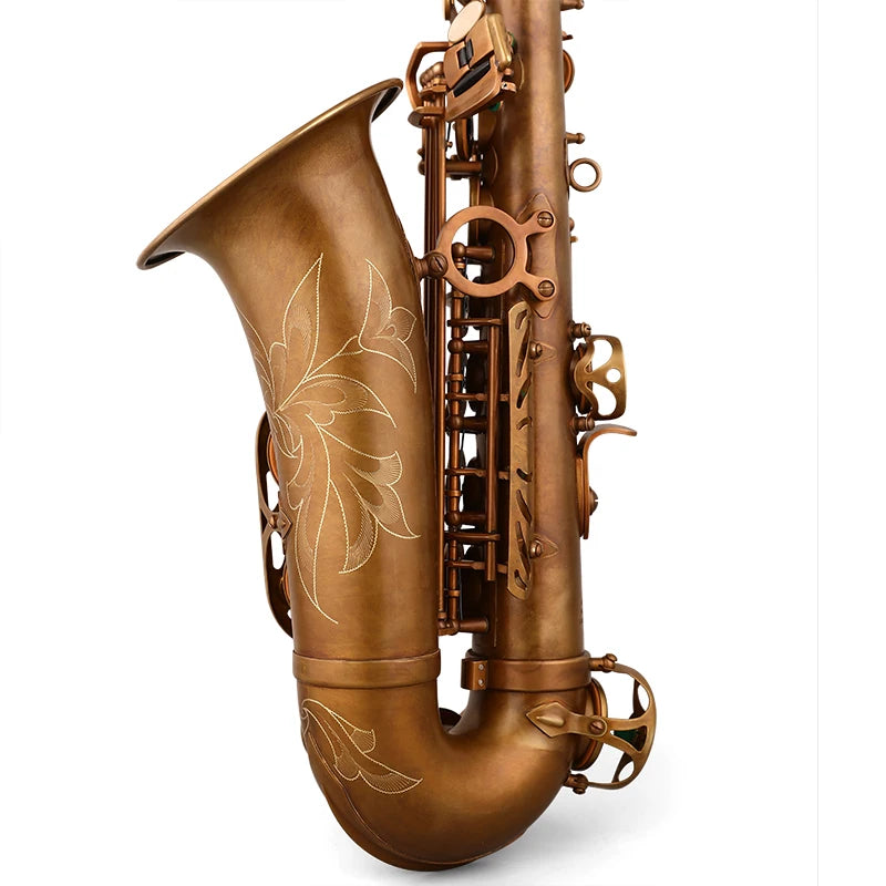 ALEX Saxofone Alto Latão Cobre Alta Qualidade