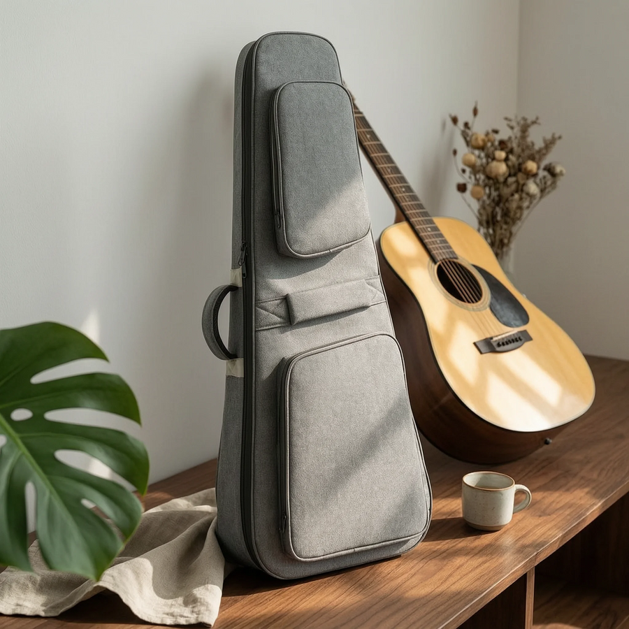 Bag para Guitarra com Bolsos e Alças