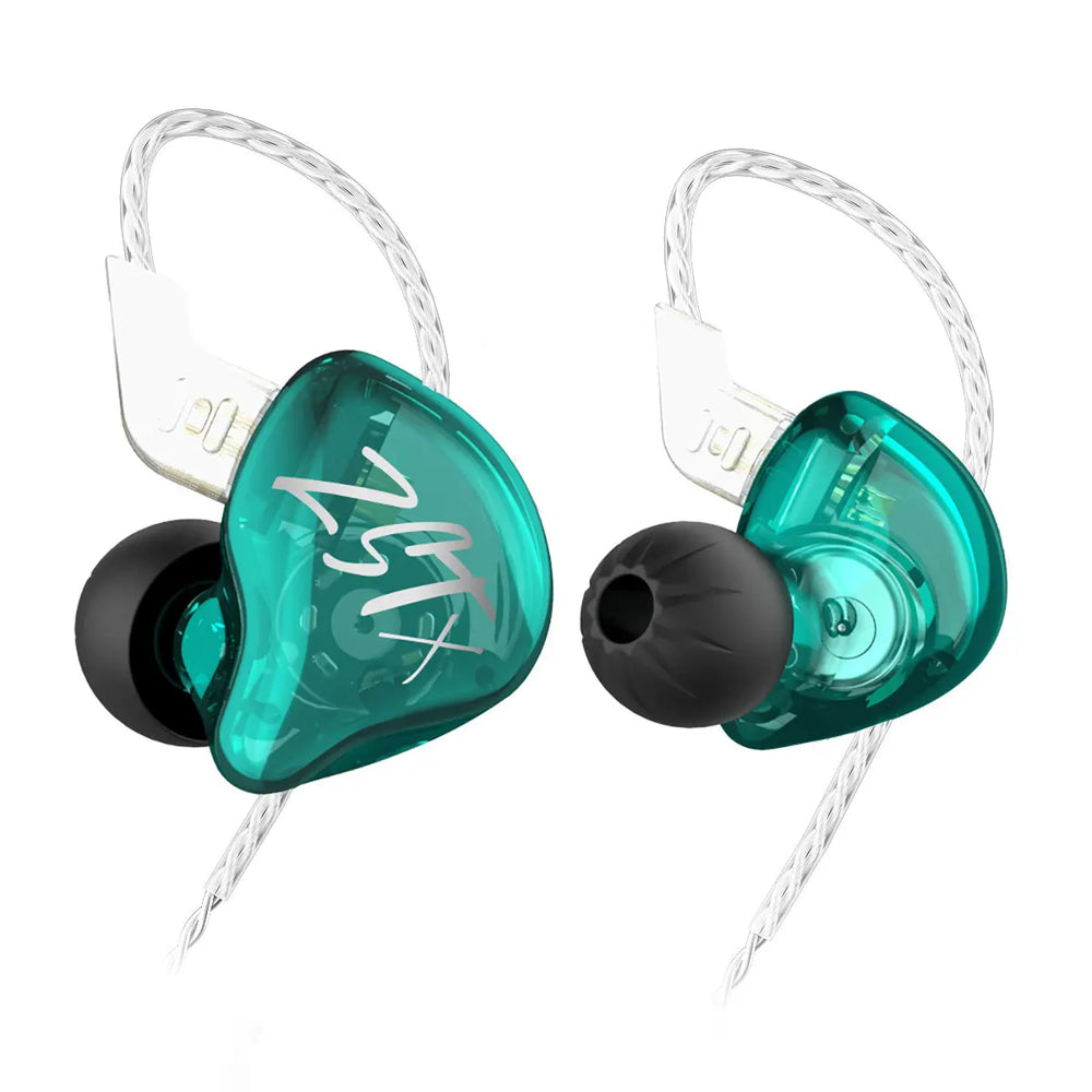 KZ ZSTX Fone Híbrido 1DD+1BA Cabo Destacável