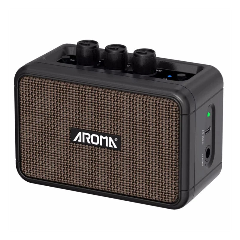 Aroma AG-04 Mini Amplificador Portátil para Guitarra