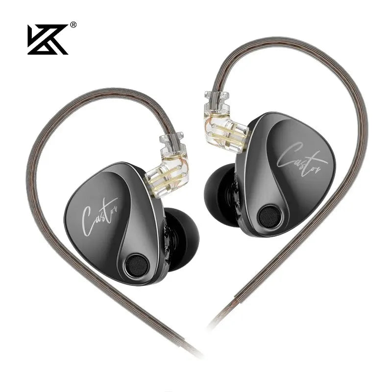 KZ Castor Fone HIFI 2DD Ajustável