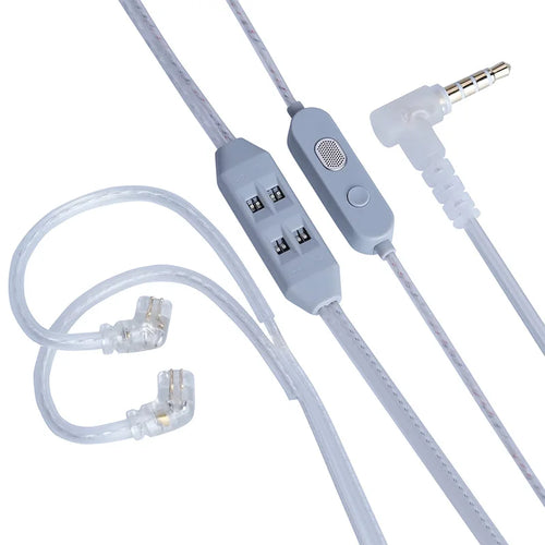 KZ Cabo T8 Upgrade 8 Vias OFC Prateado 2Pin