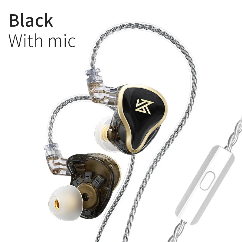 Fone Intra-auricular KZ ZAS — 16 Drivers Híbridos, Monitor HiFi