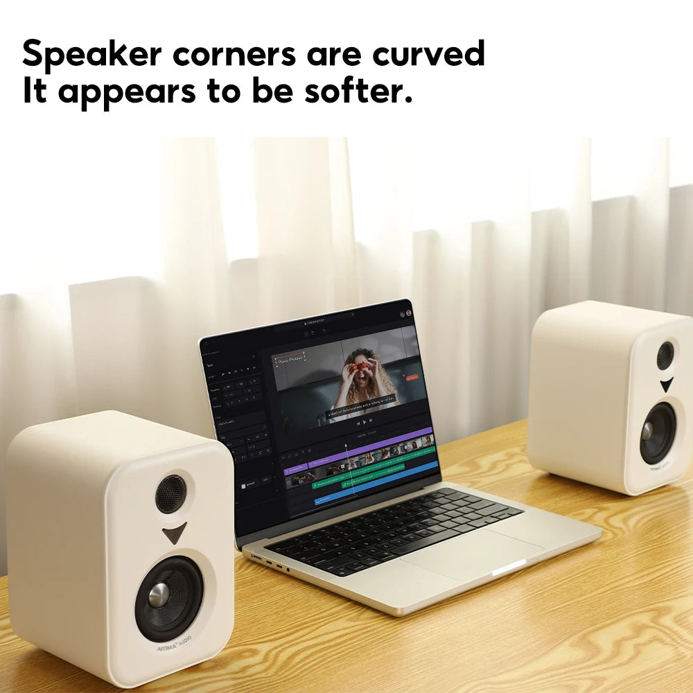 AIYIMA S400 Caixa Ativa Studio Monitor Bluetooth