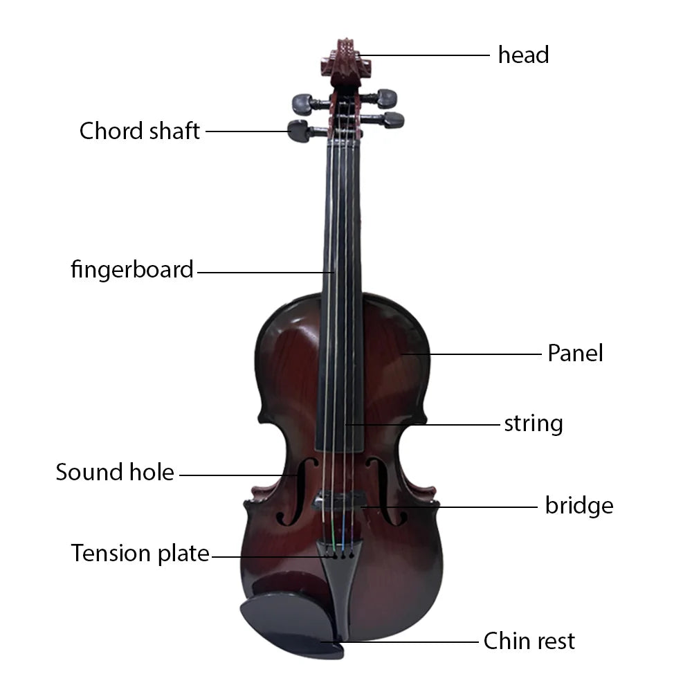 Violino de Brinquedo com Arco — Adereço Musical Infantil