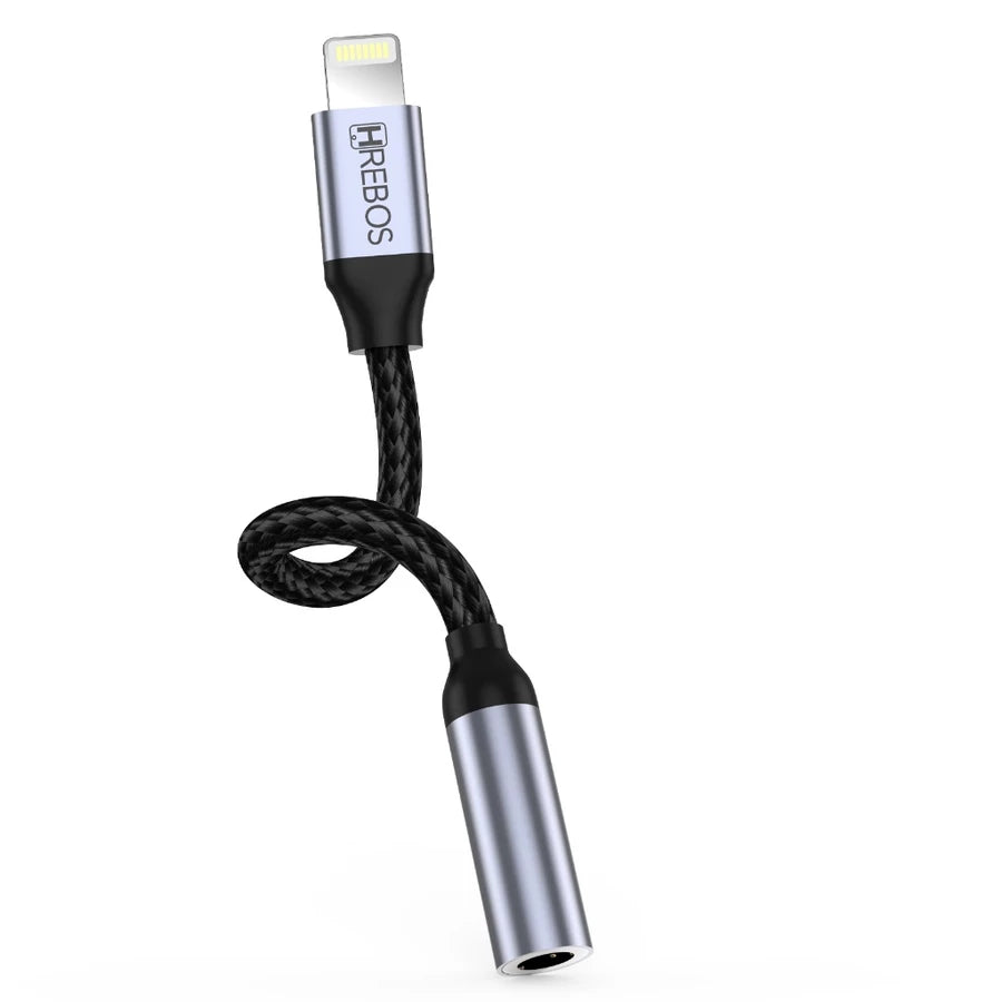 Adaptador Lightning para Fone P3 3.5mm Hrebos AD-261 — Áudio e Microfone